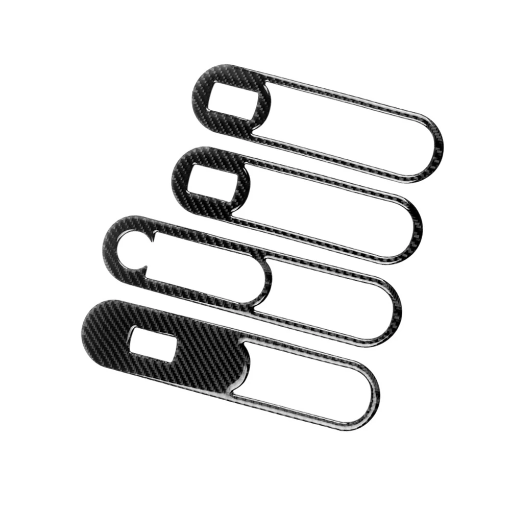 4 Pcs Window Lift Switch Panel Trim Car Interior Accessories Sticker for Mini Countryman F60 2017-2020