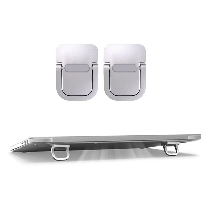 1 Pair Mini Legs For Macbook Pro Huawei Xiaomi Notebook Aluminum Base Support Tools Laptop Stand Radiator For Keyboard Holder