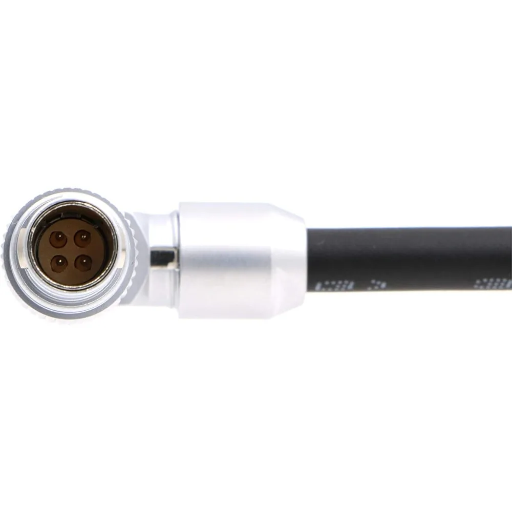 Alvin's Cables Power Cable for Zacuto Kameleon EVF Rotatable Right Angle 4 Pin Male to D-tap 18in/45cm
