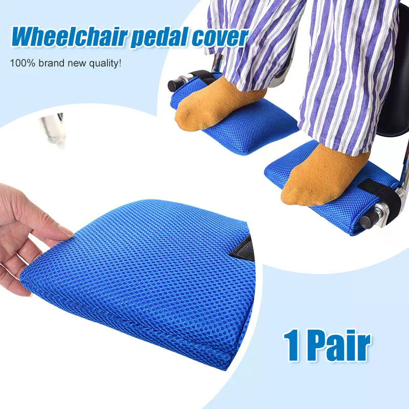 

Wheelchair Footrest Pads Footplate Protector Pad Leg Rest Cushion Foot Protection Pads For Preventing Foot Being Scratched