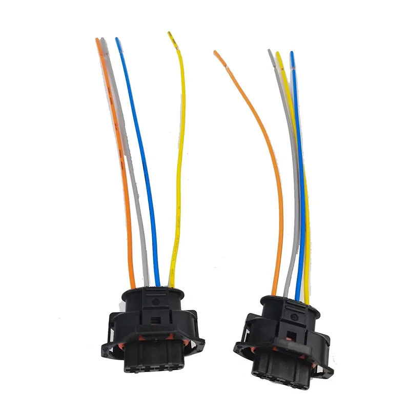 SSS+ Flat 4 PINS Connect Harness Plug Socket Wiring Pigtail for Nitrogen Oxide Sensor