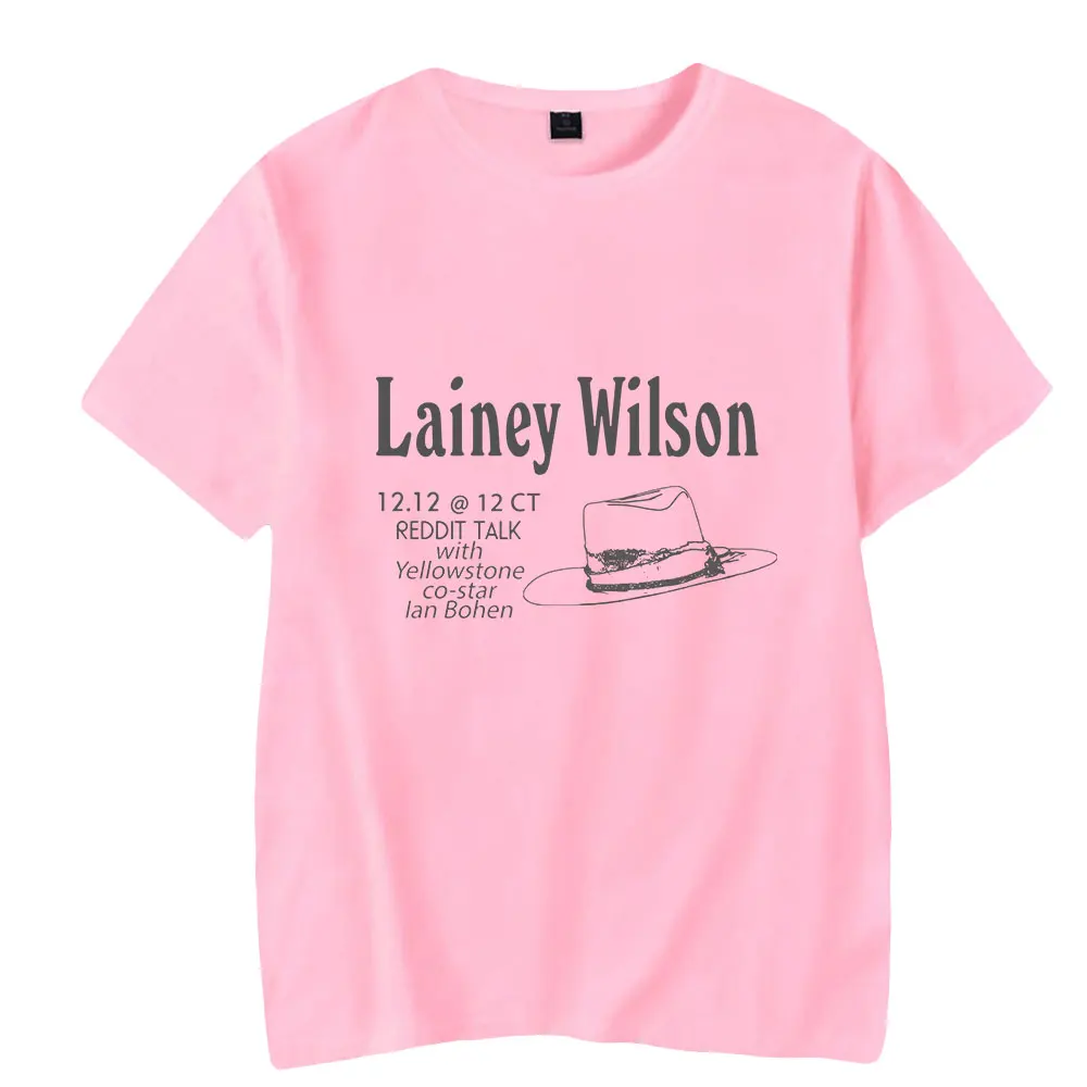 

2026 Lainey Wilson Merch T-shirt Crewneck Short Sleeve Tee Women Men's Tshirt Casual Style Fashion Clothes