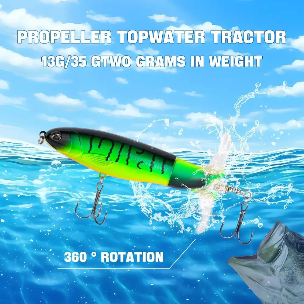 مجموعة طعوم صيد السمك الاصطناعية المختلطة بما في ذلك زعانف الغوص الأمامية وسطح البلمة بوبر كرنك الطعوم قلم رصاص VIB مع خطاف ولو الناعم #5