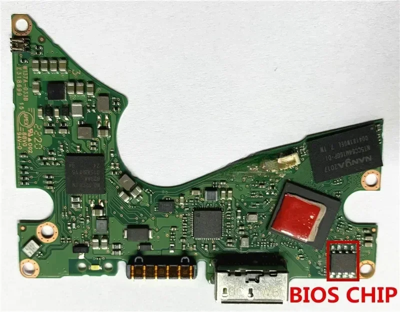 logic board UNLOCK board 2060-810035-000 REV P0 for WD USB 3.0 4TB 5TB hard drive repair data recovery PC3000