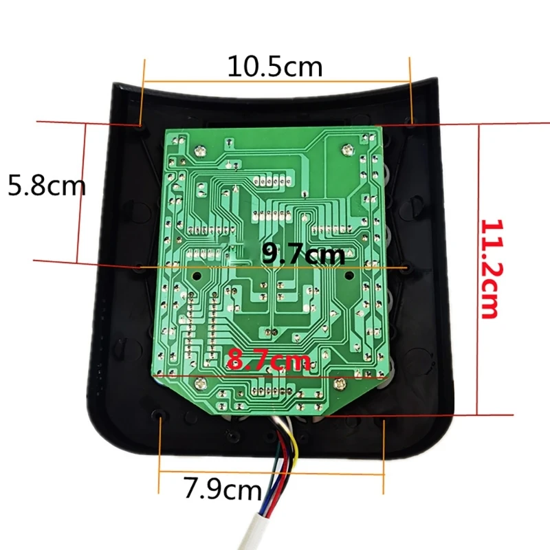 Placa pcba panela pressão elétrica profissional, circuito seguro, fonte alimentação, componente, placa controle