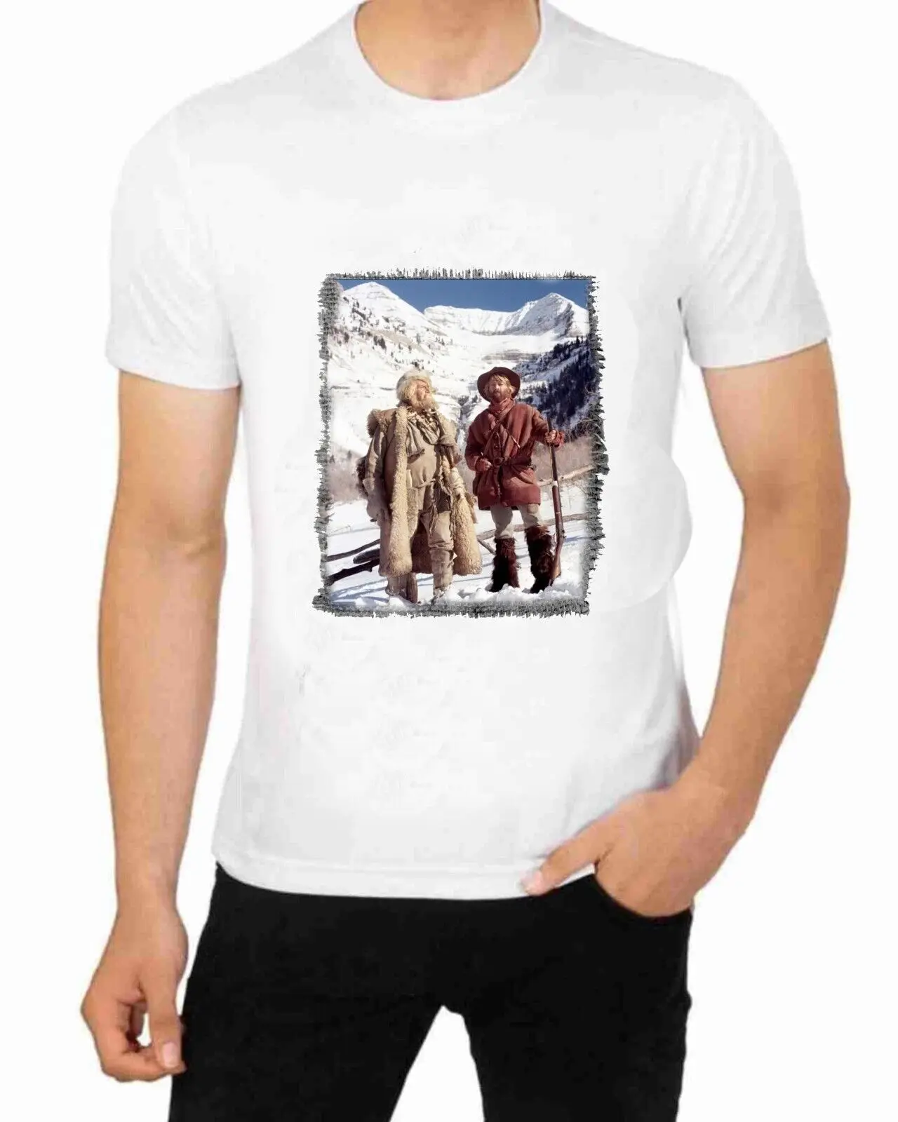 Jeramiah Johnson  Art T shirt for Men Apparel Short Sleeve Clothing