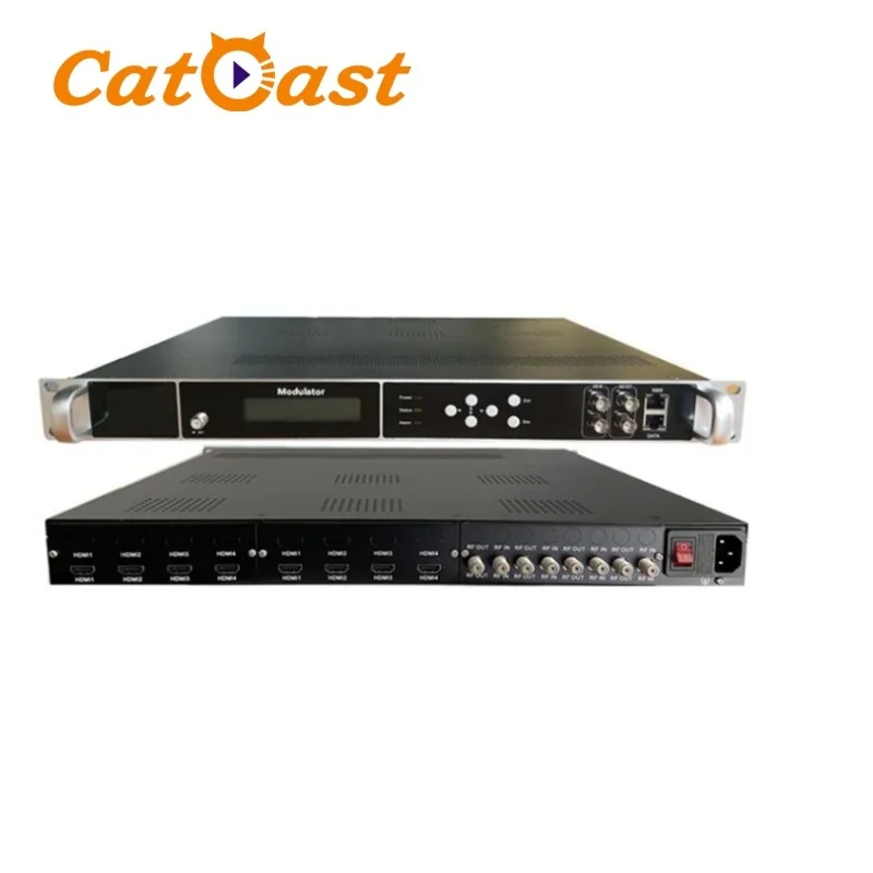 8 Hd Channels +16 FTA DVB-S2 tuner to 16 DVB-T Option For Low Cost Catv Header Include H.264 Encoder