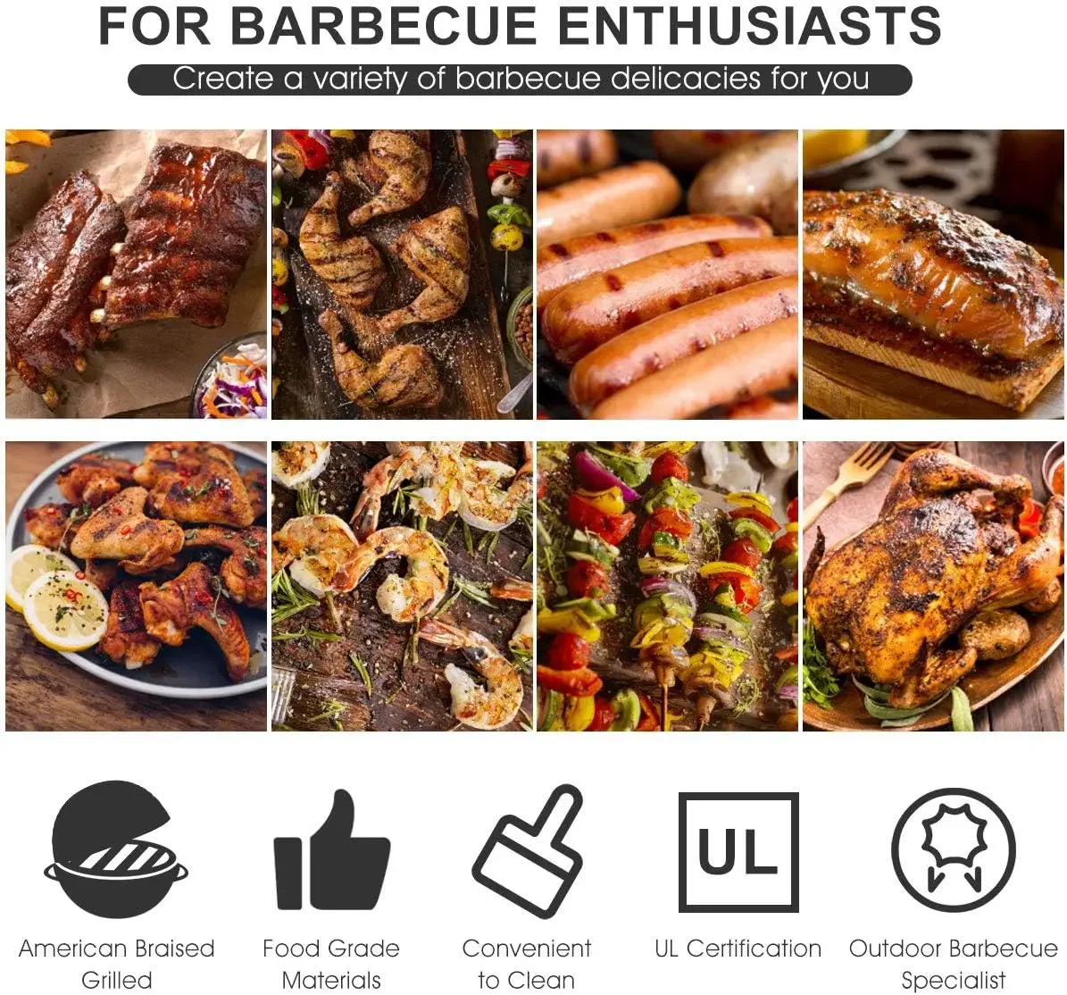 Grill Indoor Outdoor, Non-stick Grill Griddle Plate, 3 Cooking Zones, Temperature Control, Drip Tray, 1350W 200sq.in BBQ Grill f