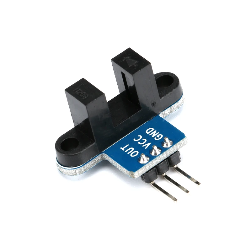 IR Infrared Slotted Optical Speed Measuring Sensor Detection Optocoupler Board For Smart Car Motor Test