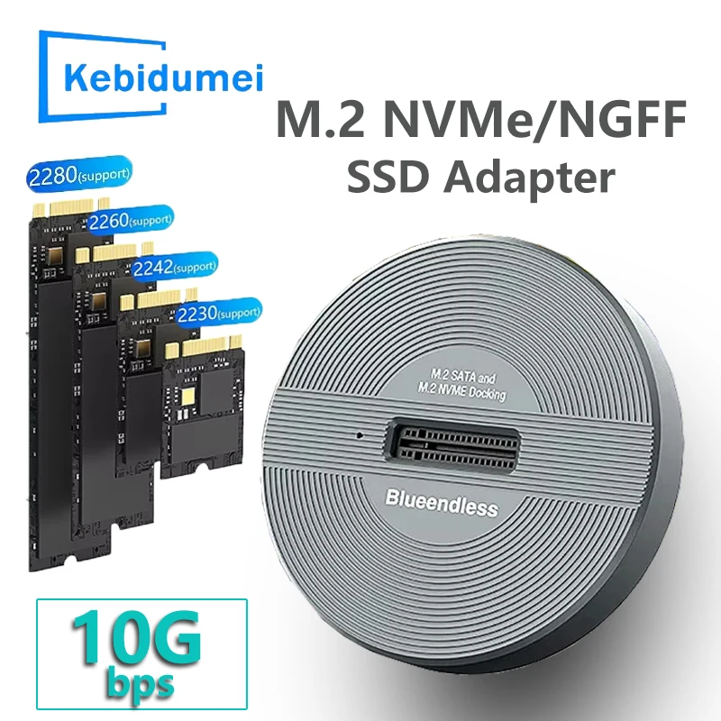 

10 Гбит/с M2 NGFF NVMe Жесткий диск типа C USB Gen2 Адаптер корпуса твердотельного накопителя M.2 SSD Док-станция для ПК Ноутбук