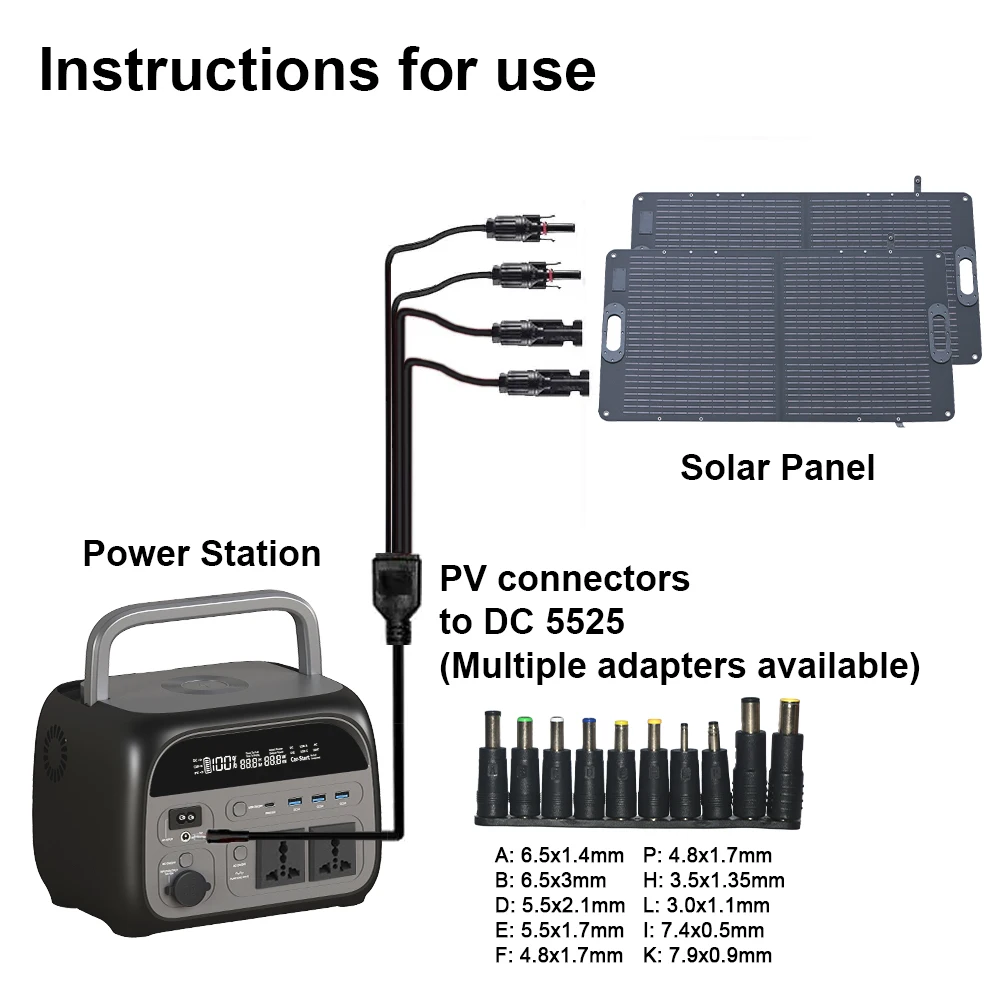 Dc5521,dc5521,dc5521,dc7909,アダプタケーブルワイヤー,pvパネルコネクタ,バッテリー配線拡張ケーブル,16awg,14awg用ソーラーパネルコネクタ