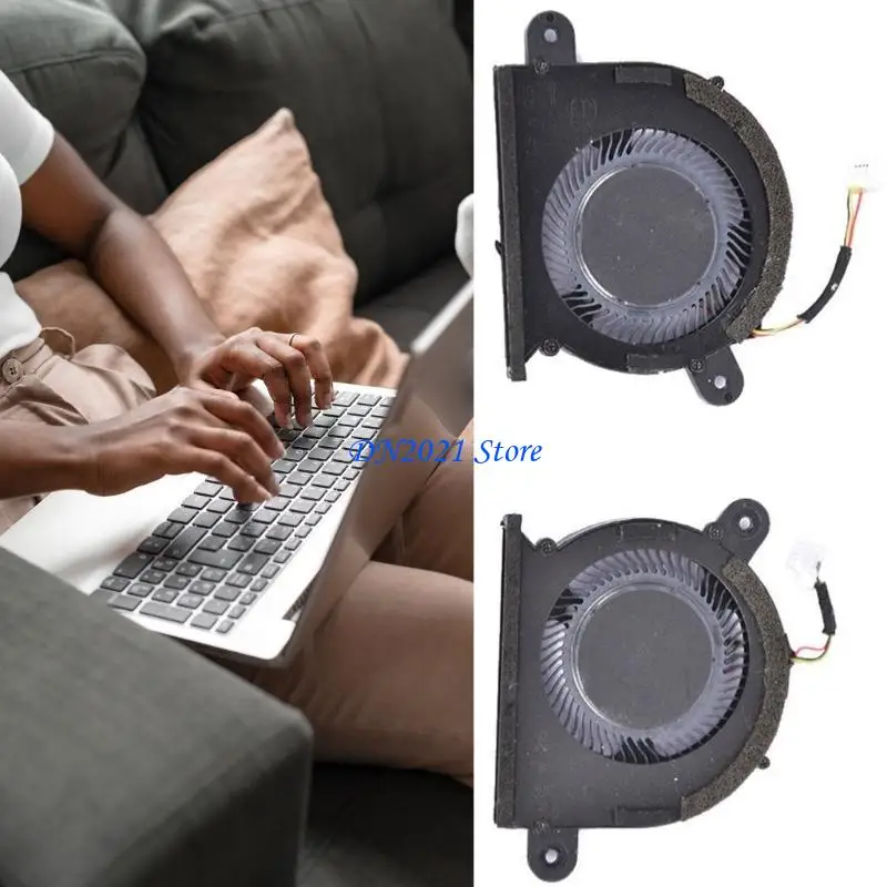 F3KE Laptop CPU GPU Cooling Fan Cooling Cooler for XPS 2020 13 9300 9310 0WX28K 0FRK0V Cooling Radiators High Speed Fan