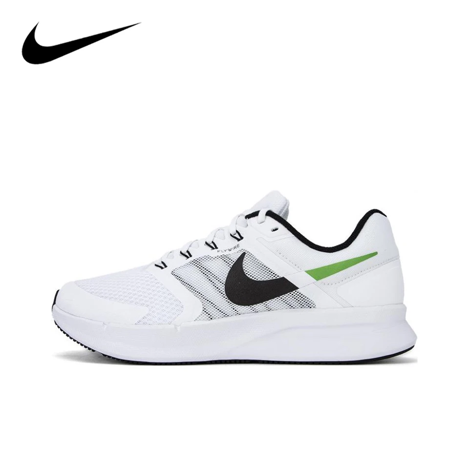 Original Nike Run Swift 3 Black White color Unisex Men and Women Running Casual Breathable Shoes Sneakers FJ1055-100