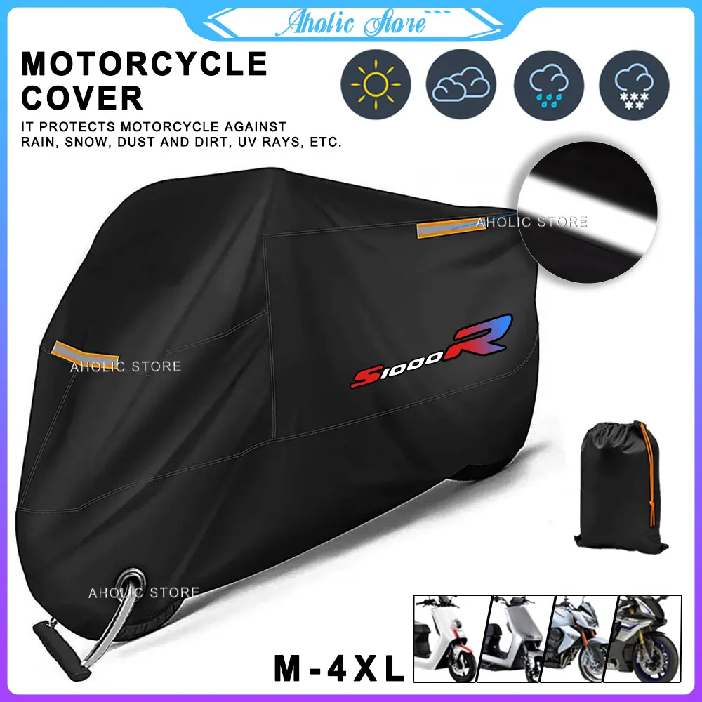 For M1000R M 1000R Motorcycle Cover UV Protection Dustproof Snowproof Outdoor Waterproof Motorcycle Rain Cover