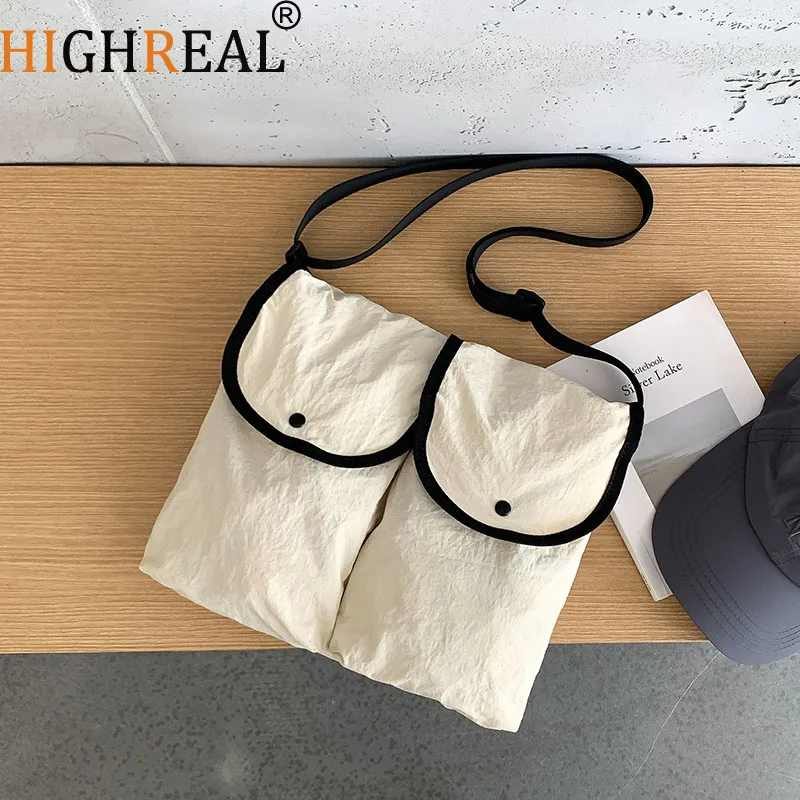 

New Fashion Women's Bag Leisure Nylon Shoulder Bag All-match Messenger Bag New High Capacity Women's Crossbody Bag Bolsos Mujer