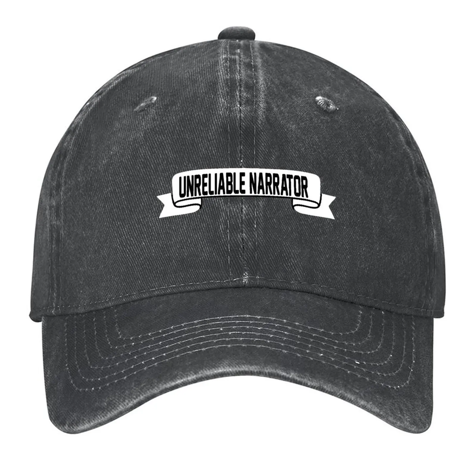

Unreliable Narrator T-shirt Baseball Cap Sunhat Christmas Hat Vintage dad hat Mens Hats Women's