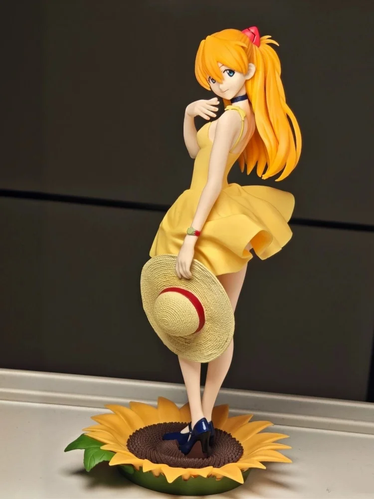 

Bandai Namco Banpresto Luminasta Neon Genesis Evangelion Летнее платье Ver.2 Asuka Langley Soryu ПВХ 20 см Рисунок Аниме Модель игрушки