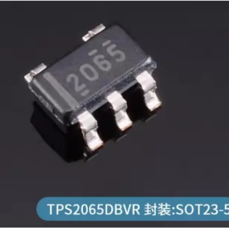 20PCS TPS2065DBVR Single Channel Power Distribution Load Switch IC SOT‑23‑5 SMD Electronic Components Original New