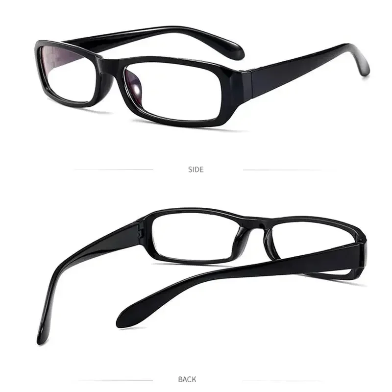 Lunettes noires, monture de lunettes, Protection rétro, miroir plat, unisexe, accessoires de mode, accessoire
