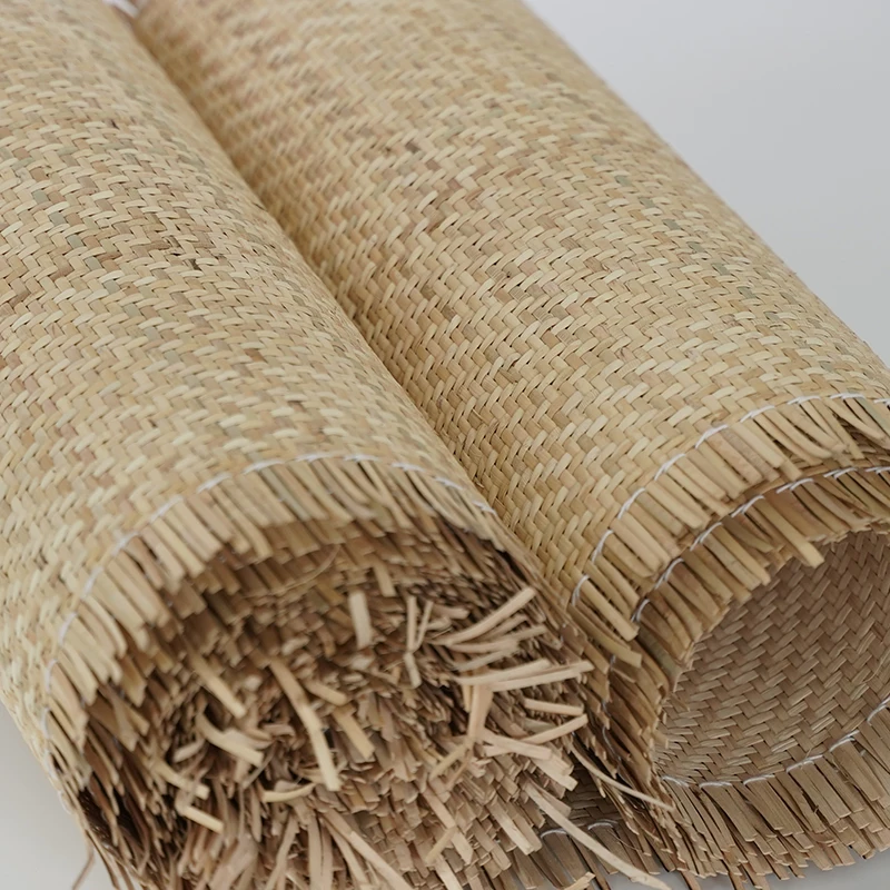 40-55cm Width Indonesian Natural Handwoven Real Rattan Weaving Furniture Repair Material DIY Make Chair Table Cabinet Door Tools