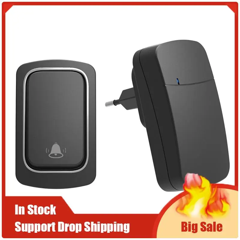 Mejores OFERTAS timbre inalámbrico autoalimentado sin batería timbre de puerta impermeable timbre para personas mayores dispositivo de seguridad para el hogar