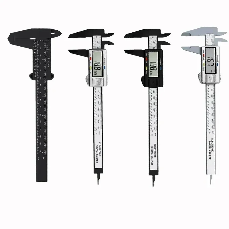 Digital display caliper Vernier Caliper mini text Play Caliper Student Vernier 0 to 150mm measuring tool 1PC plastic