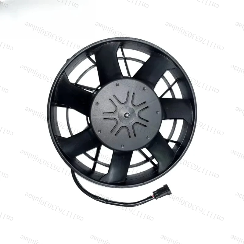 Brushless condenser fans for bus air conditioning cooling systems