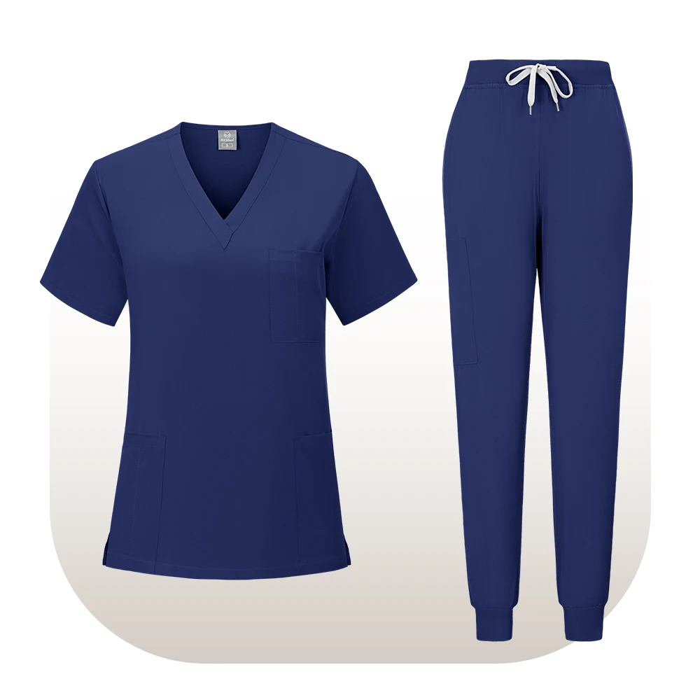 Doctors and Nurses in Beauty Salon Pet Hospital Dental Clinic and Operating Room Stylish Medical Work Uniform Set