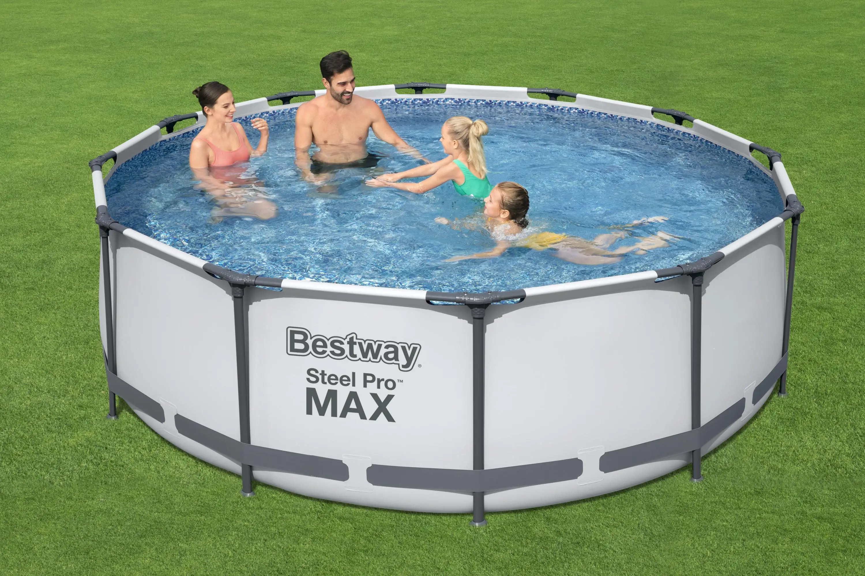 Folding Steel Pro Frame Swim Pool PVC Plastic Water Game For Adults Children Newborns