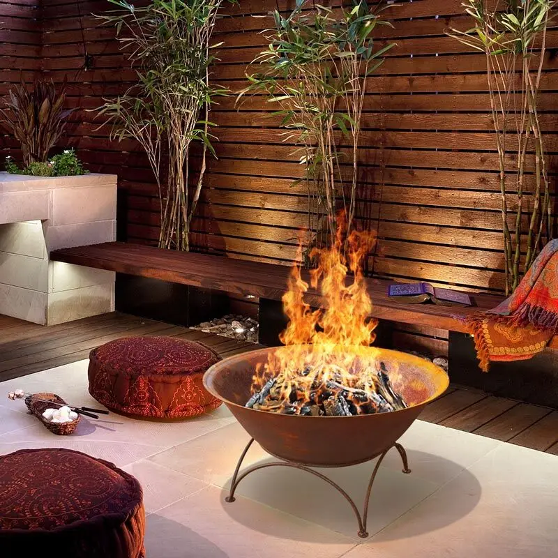 

Factory Direct Sales Powder Coated Stainless Steel Portable Smokeless Fire Pit