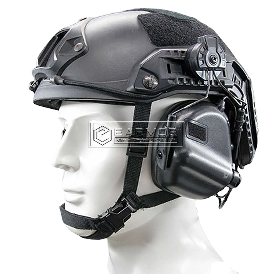 EARMOR OPSMEN M31H MOD4 Headset  ARC Helmet Rails Electronic Hearing Protector