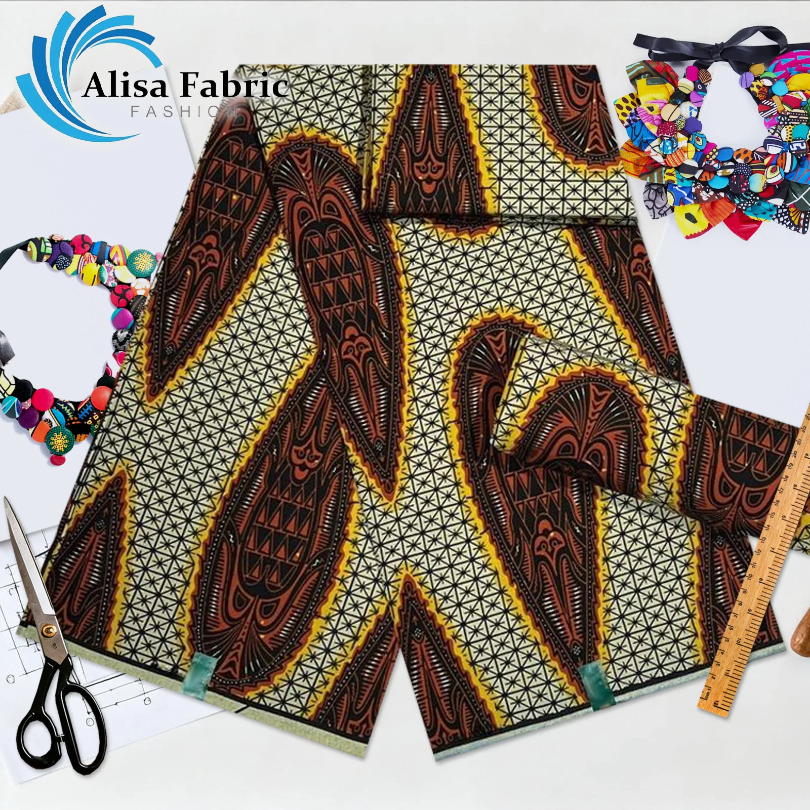 

2025 new arrivals high quality african wax fabrics wholesale 100% cotton holland real fabric wax for fashion