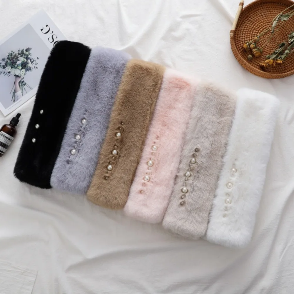 Comfortable Neck Warmer Winter Scarf Thicken Keep Warm Neck Scarf Solid Color Cross Collar Scarf Autumn image 5