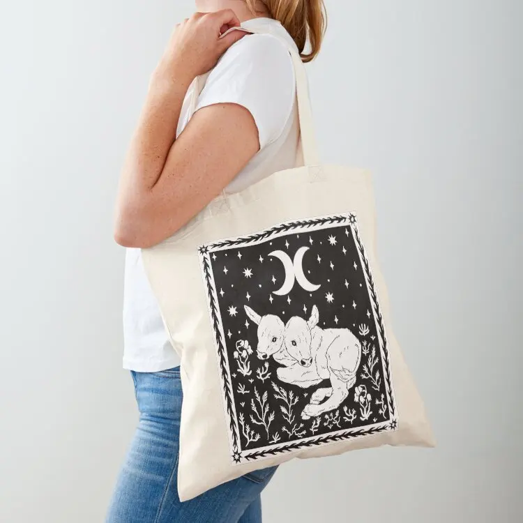 

Two Headed Calf Tote Bag sacs de shopping Shopper bag Women's shopping bag Customizable tote