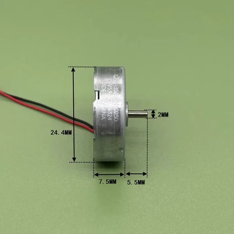 Mabuchi RF-356CA-10250 Mini 24mm Round Ultra-thin Motor DC 1.5V 3V 5V 5.9V 8900RPM Precious Metal Brush Motor for CD DVD Player