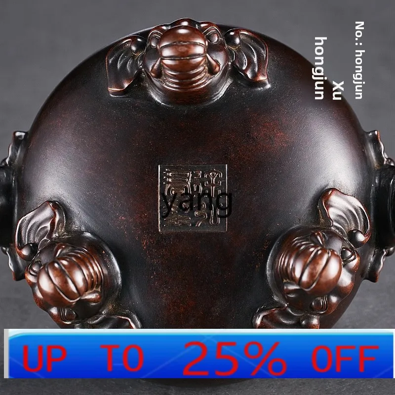 

Lmm Household Indoor Incense Burner Gifo Sandalwood Thread Incense Large Copper Incense Burner