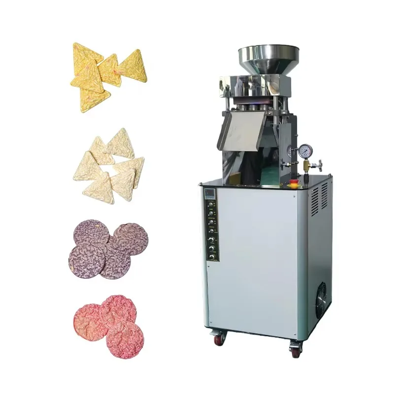 2026 Grain Rice Cake Machine Puffing New Non-fried Corn Crisp Production Line Cheese Corn Flakes Equipment Seasoning Manufacture