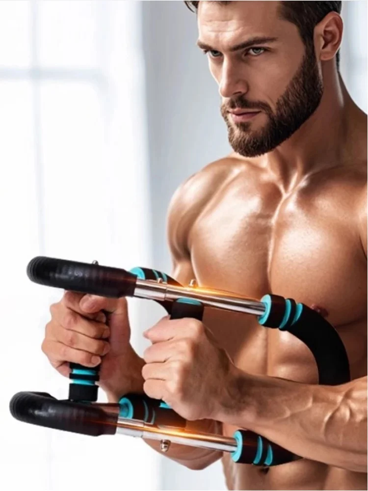 Twister Armtrainer 30-50kg Verstellbarer Brustmuskeltrainer, Unterarm-Trizeps-Brust-Trainingsgerät zur Muskelstärkung für Männer & Frauen, Körperkrafttrainer, Heimfitnessgerät
