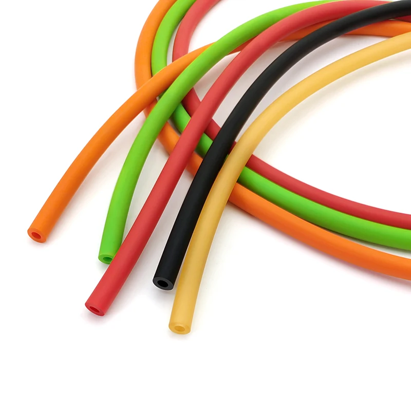 1/2M DIY Slingshot Band أنبوب اللاتكس الطبيعي - ID 1.6-12mm خرطوم مطاطي مرن عالي المرونة مضاد للكسر، مورد حرفي متعدد الألوان #2