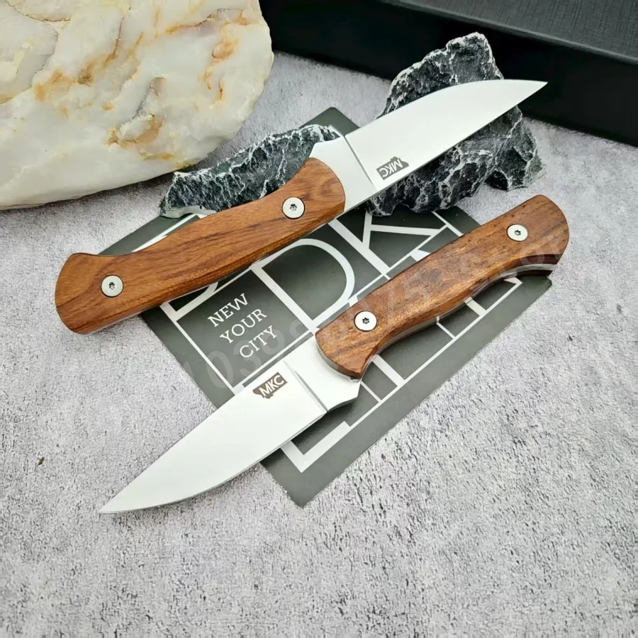 

Традиционный нож MK.C, лезвие 8Cr13Mov, деревянная ручка, многофункциональный нож для пешего туризма, экспедиции, защитные ножи, мужские подарки