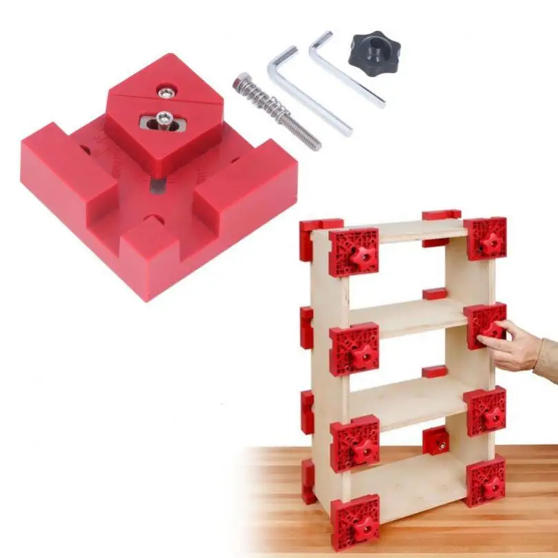 90 Degree Woodworking Right Angle Clip Adjustable Woodworking Plastic Spring Clips for Picture Frame Drawer Woodworking Tools