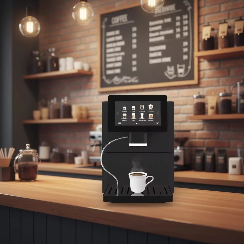 Portable Automatic Programmable Espresso Coffee Machine Stainless Steel ETL Certified 1-Year Warranty for Hotel Use