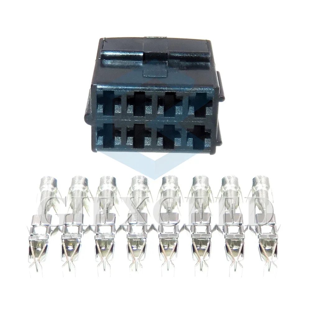 2 Sets 8 Pin Car Wire Connector 3.5 Series Automotive Electric Wiring Plastic Housing Socket AC Assembly Auto Parts