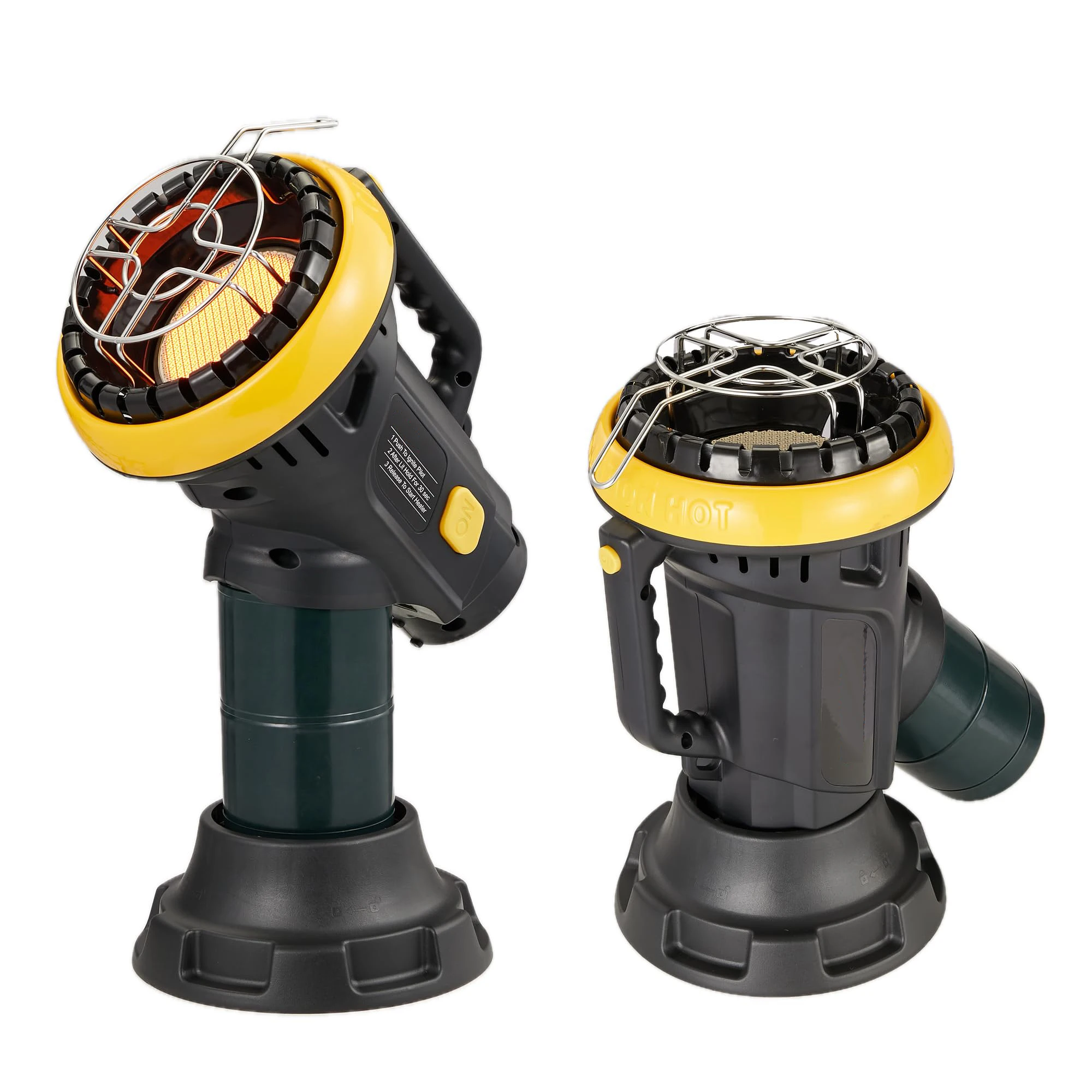 4000 BTU Portable Radiant Propane Space Heater for Outdoor/Indoor Use, ODS & Tip-Over Shut-Off Safety, No Electricity Needed, Certified Safety Approval Certified
