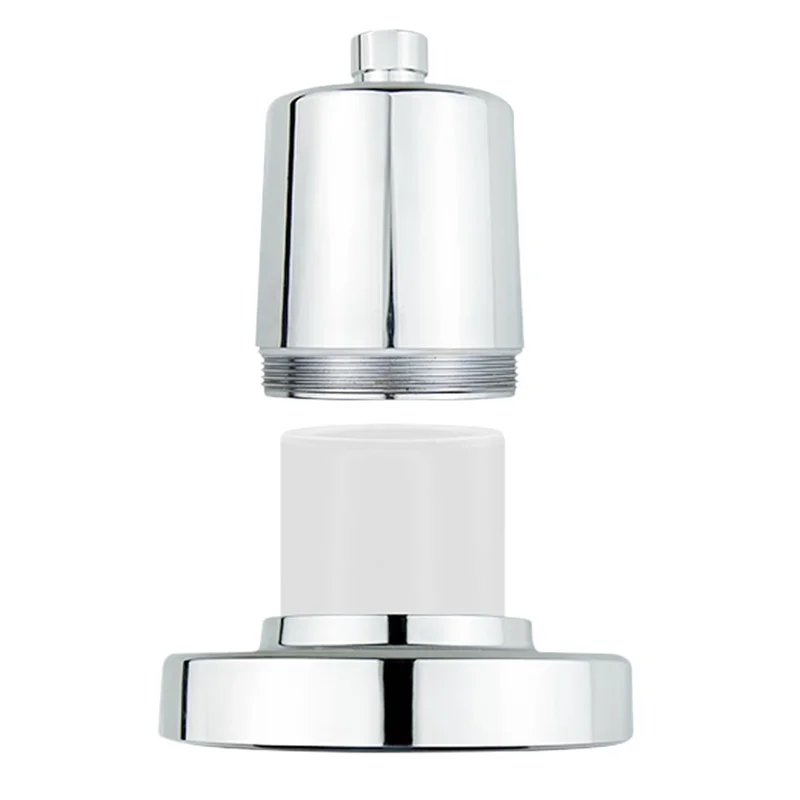 

Насадка для душа с фильтром BAAJ — высокое давление, здоровые волосы и кожи, удаляет хлор, хромированная отделка, простая установка