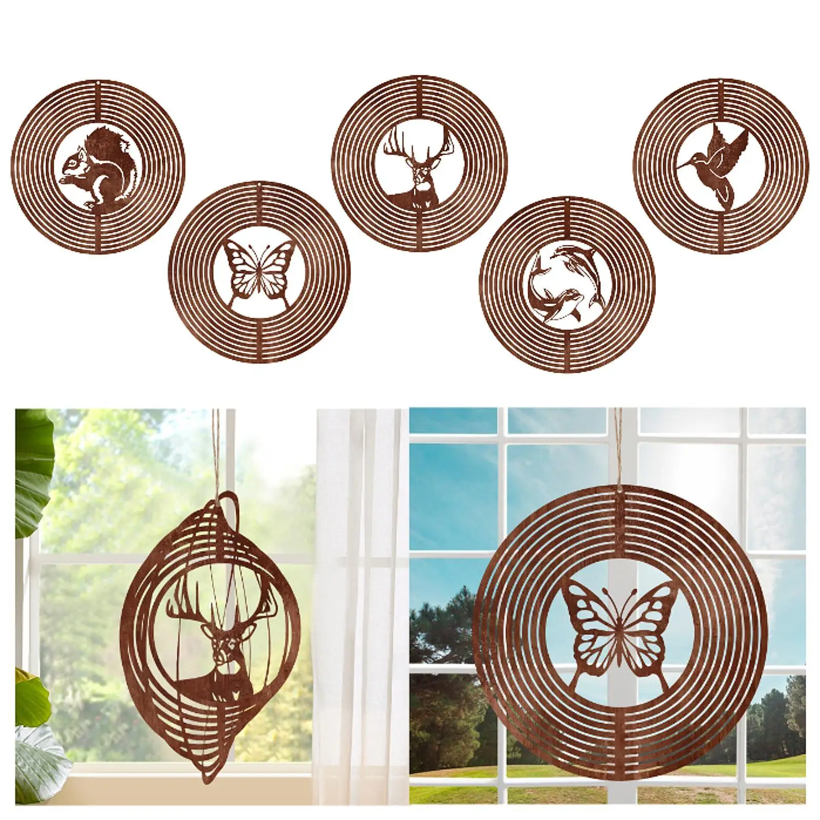 Wind Chime Handcrafted Pendant Hanging for Backyard Outdoor Indoor Women Men