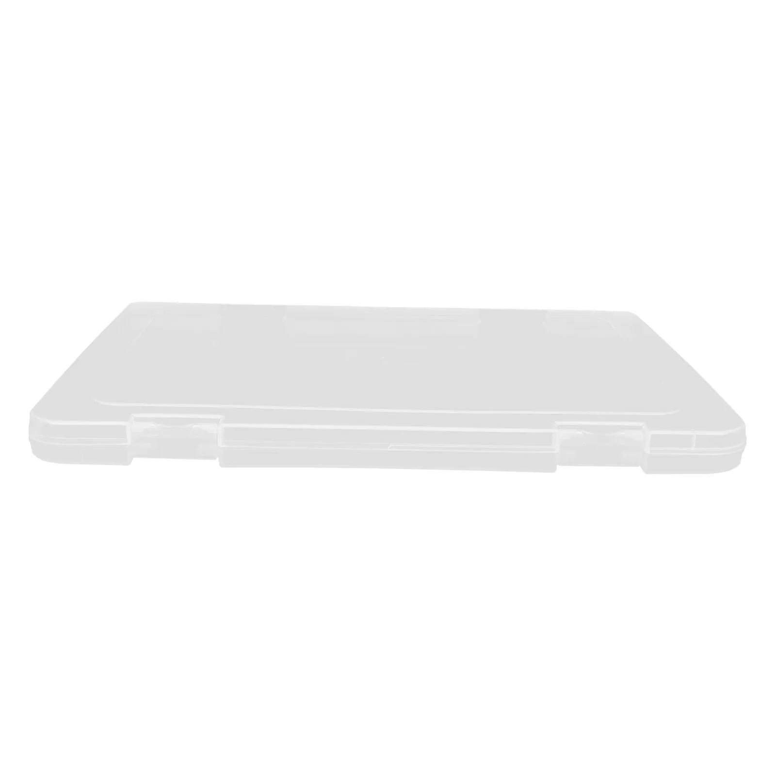 Household File Box Transparent Plastic Organizer Multi-Function Lightweight Document Storage Office Supply Paper Box