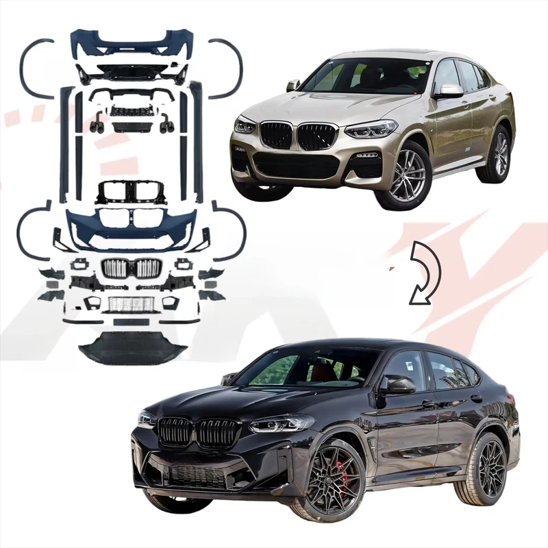 

2025 Factory Hot Sale Bodykit X4 G02 2018-2021 Upgrade to 2022+ X4M G02 Bumper Assmbly Car Accessories
