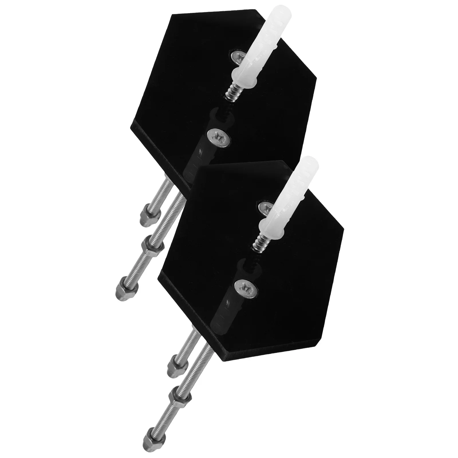 2 Pcs Skateboard Wall Hanging Acrylic Rack Balance Car Stand Longboards Mount Display Individual