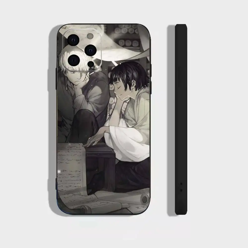 Mushishi Ginko  Phone Case For iPhone 17, 16,15,14,13,12,11 Plus,Pro Max, Others Soft Black Cover view 6